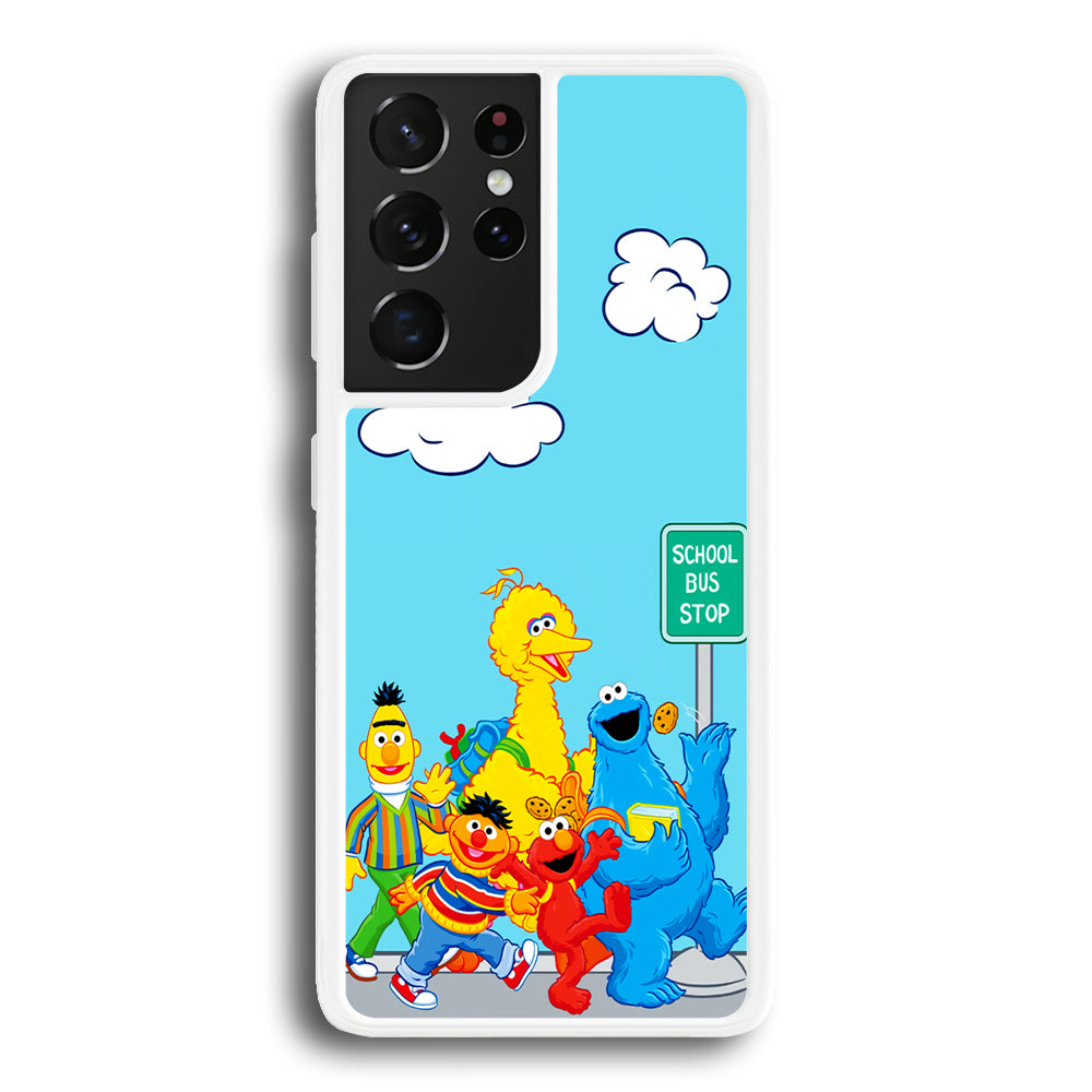 Sesame Street Go To School Samsung Galaxy S21 Ultra Case