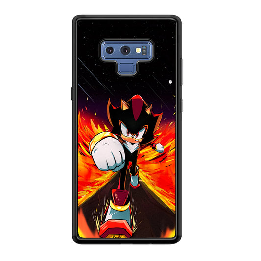 Shadow The Hedgehog Sonic Flame Samsung Galaxy Note 9 Case