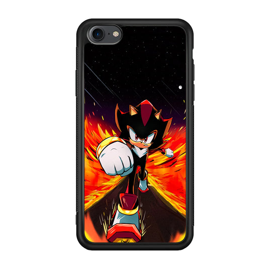 Shadow The Hedgehog Sonic Flame iPhone 8 Case