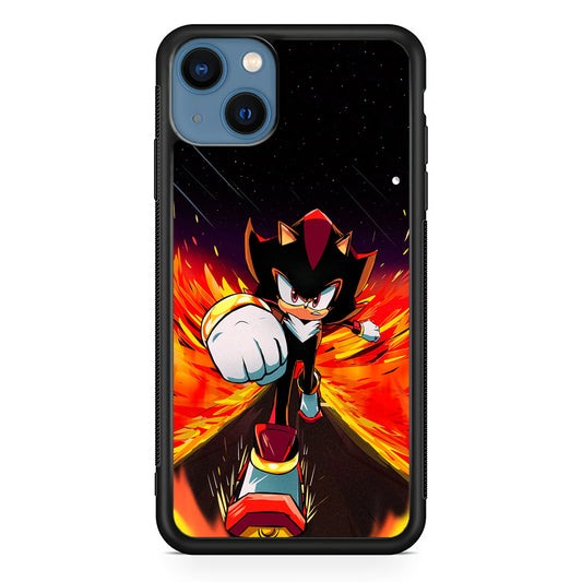 Shadow The Hedgehog Sonic Flame iPhone 13 Case
