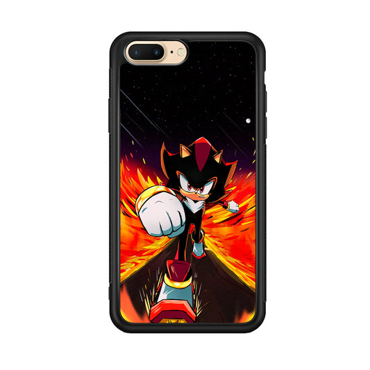 Shadow The Hedgehog Sonic Flame iPhone 7 Plus Case