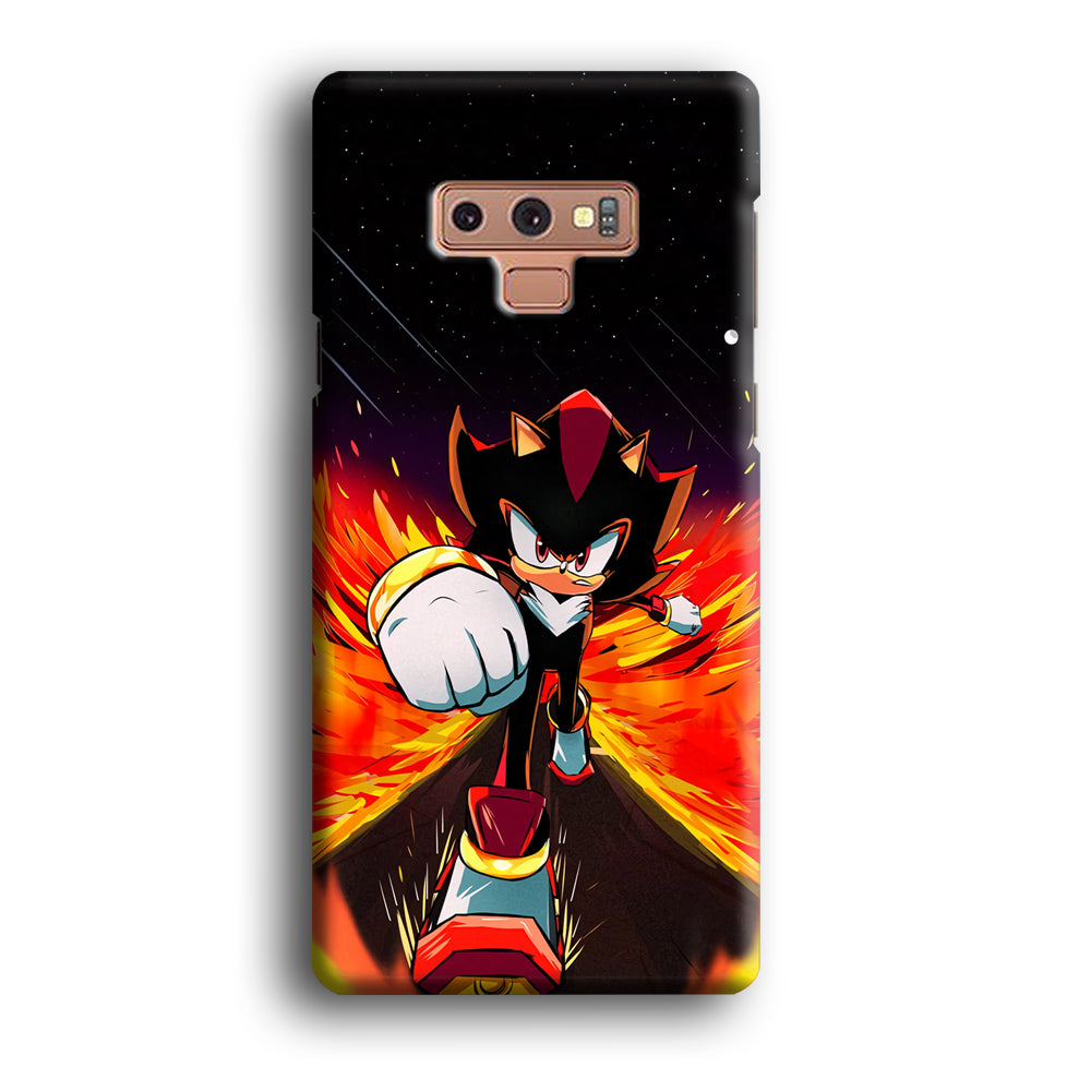 Shadow The Hedgehog Sonic Flame Samsung Galaxy Note 9 Case