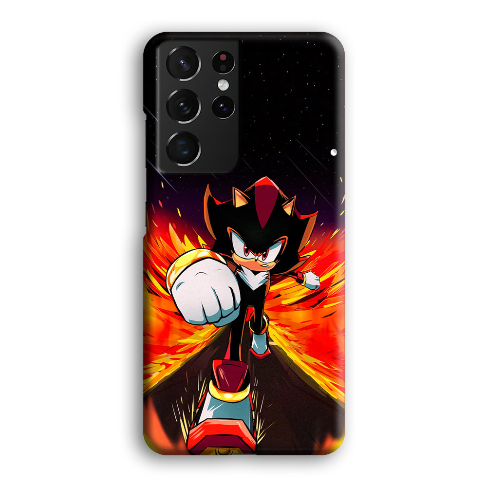 Shadow The Hedgehog Sonic Flame Samsung Galaxy S21 Ultra Case
