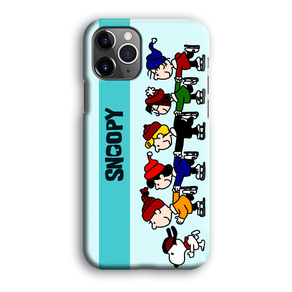 Snoopy And Friends Ice Skating Moments iPhone 12 Pro Max Case
