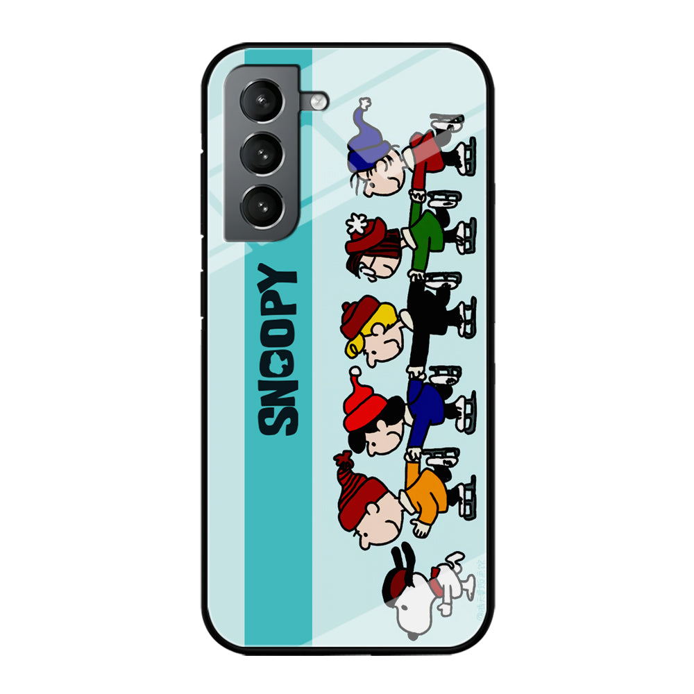 Snoopy And Friends Ice Skating Moments Samsung Galaxy S21 Case