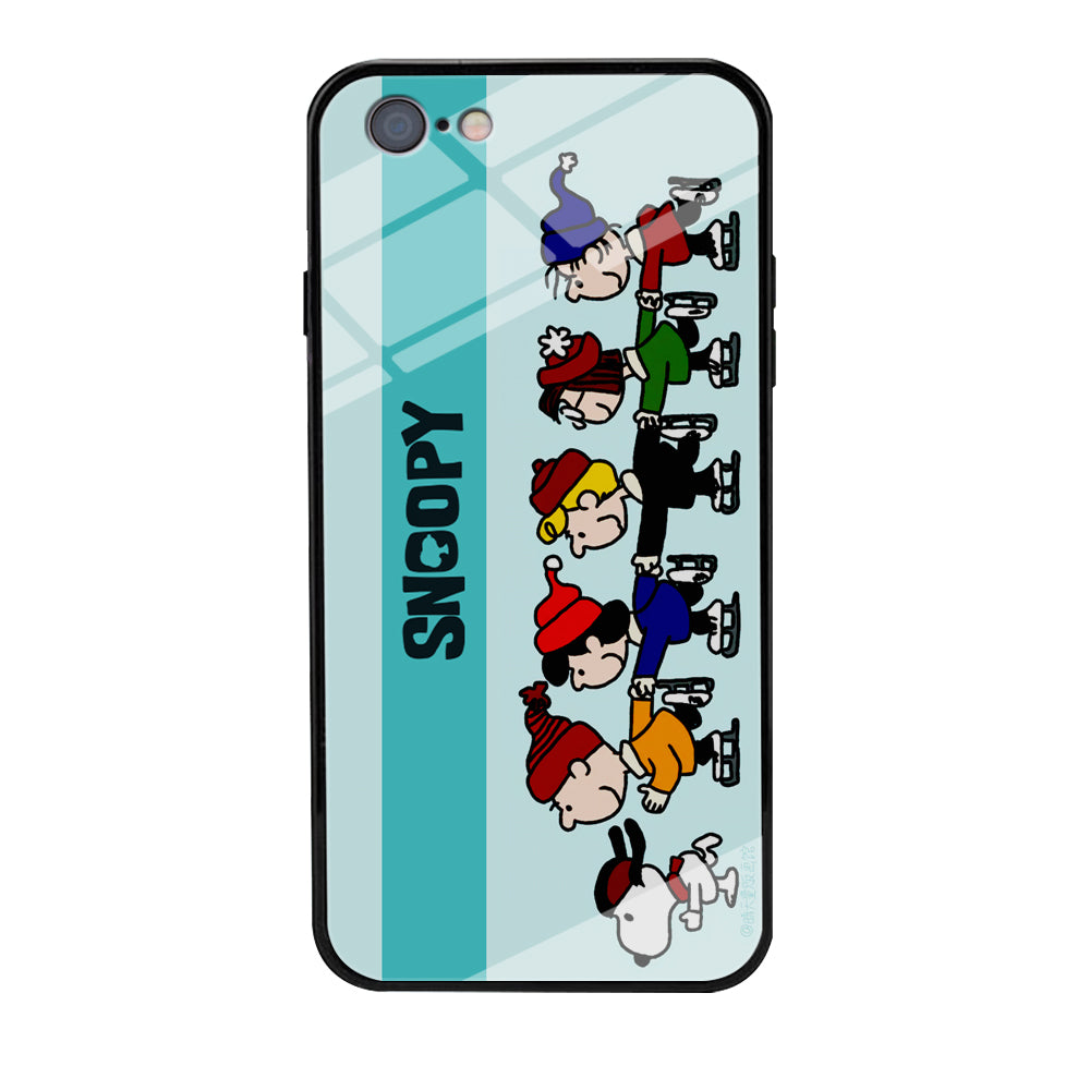 Snoopy And Friends Ice Skating Moments iPhone 6 | 6s Case