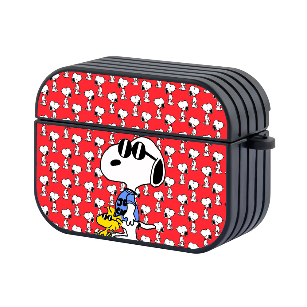 Snoopy And Woodstock Cool Hard Plastic Case Cover For Apple Airpods Pro 2 - Ezzystore