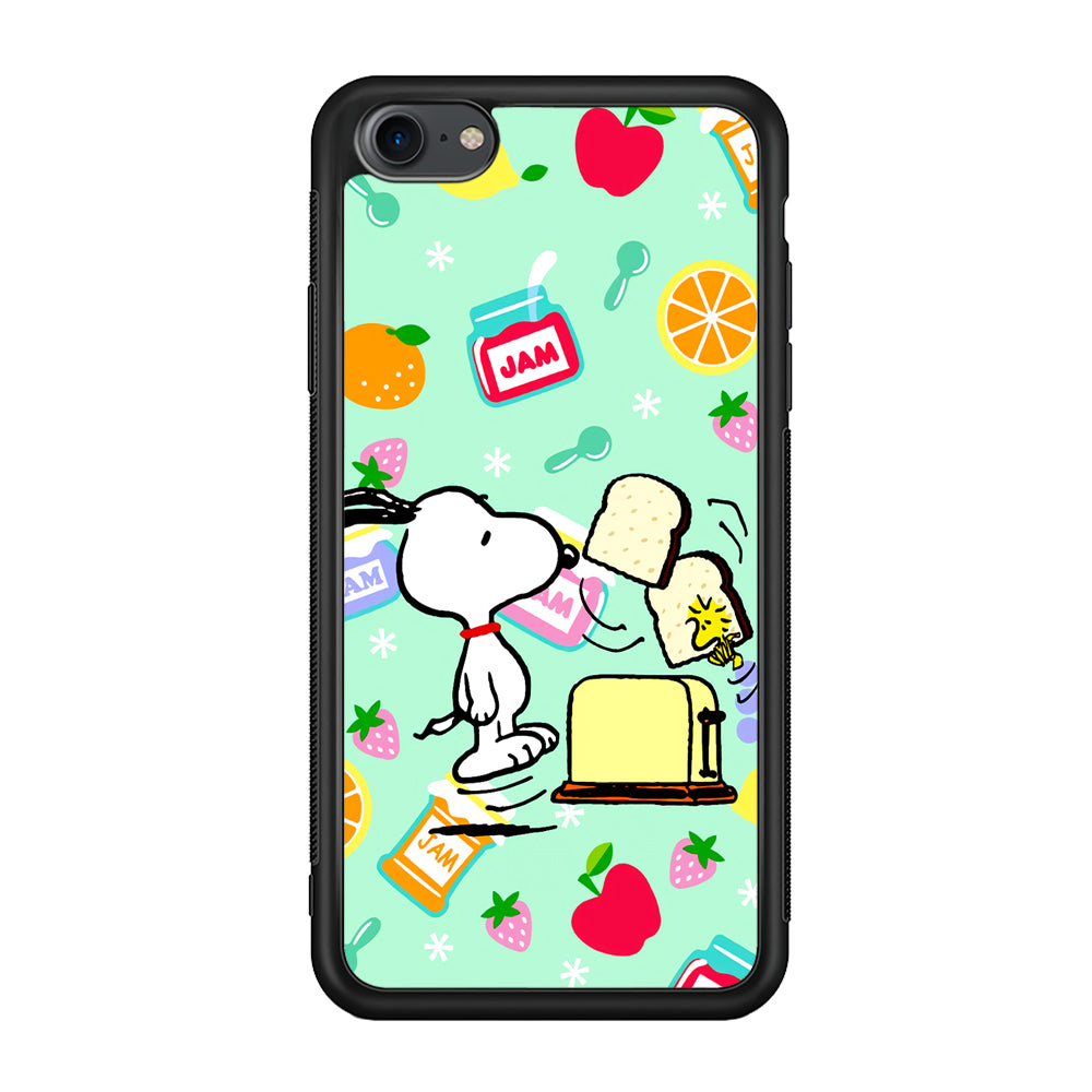 Snoopy And Woodstock Morning Breakfast iPhone 8 Case