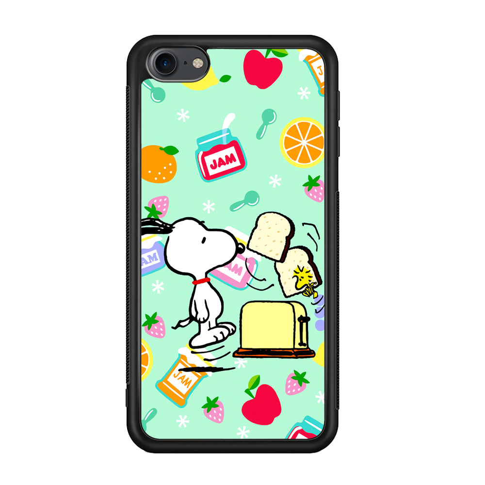 Snoopy And Woodstock Morning Breakfast iPod Touch 6 Case - Ezzystore