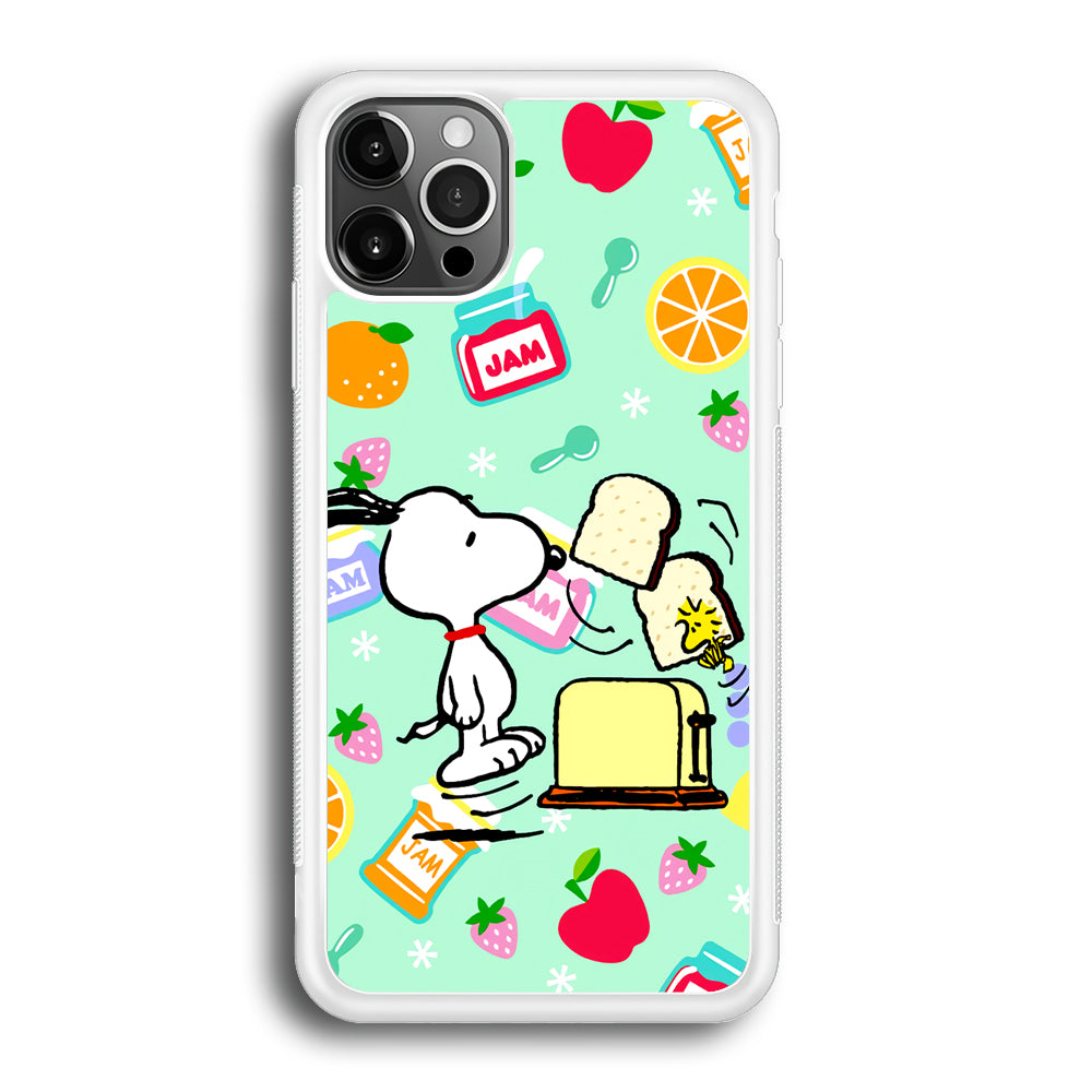 Snoopy And Woodstock Morning Breakfast iPhone 12 Pro Case
