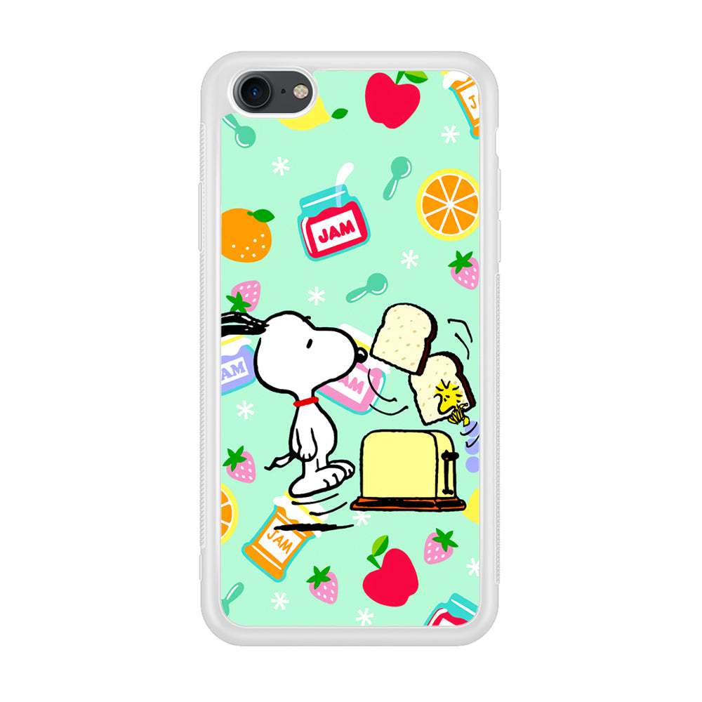 Snoopy And Woodstock Morning Breakfast iPhone 8 Case