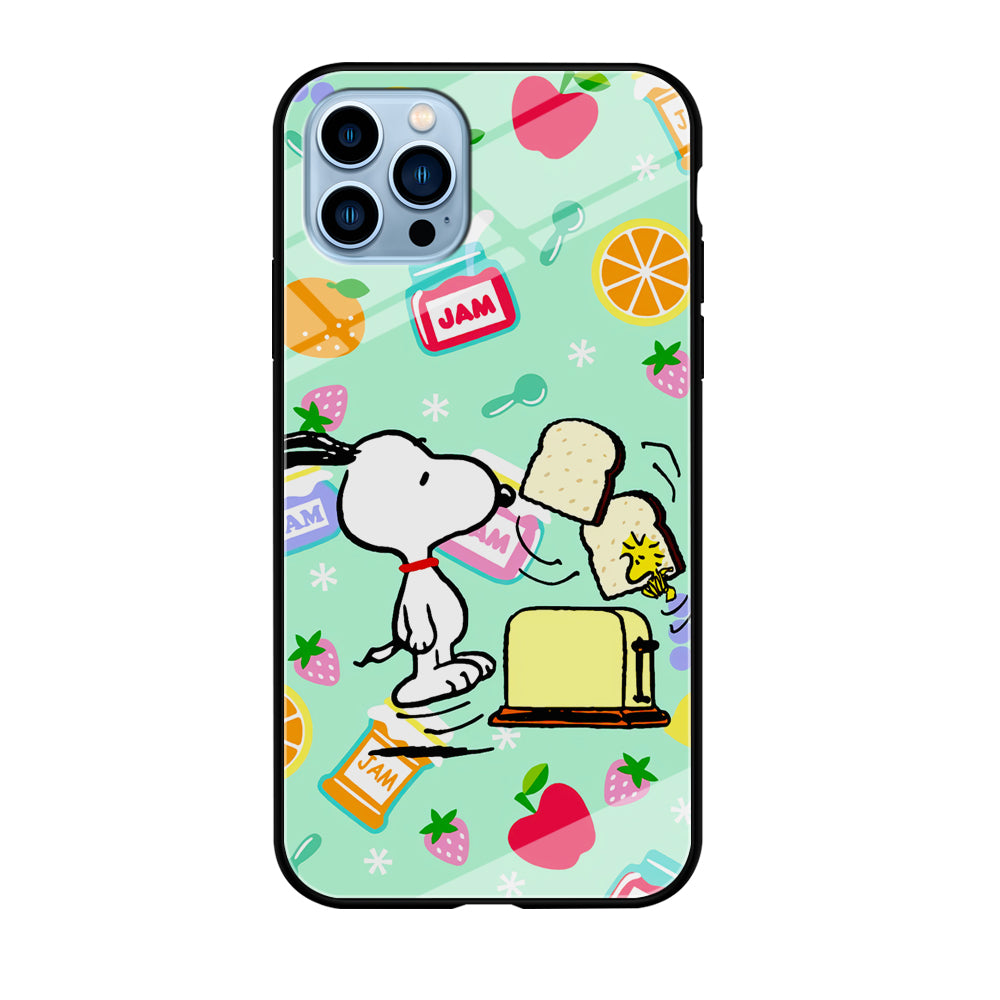 Snoopy And Woodstock Morning Breakfast iPhone 12 Pro Case