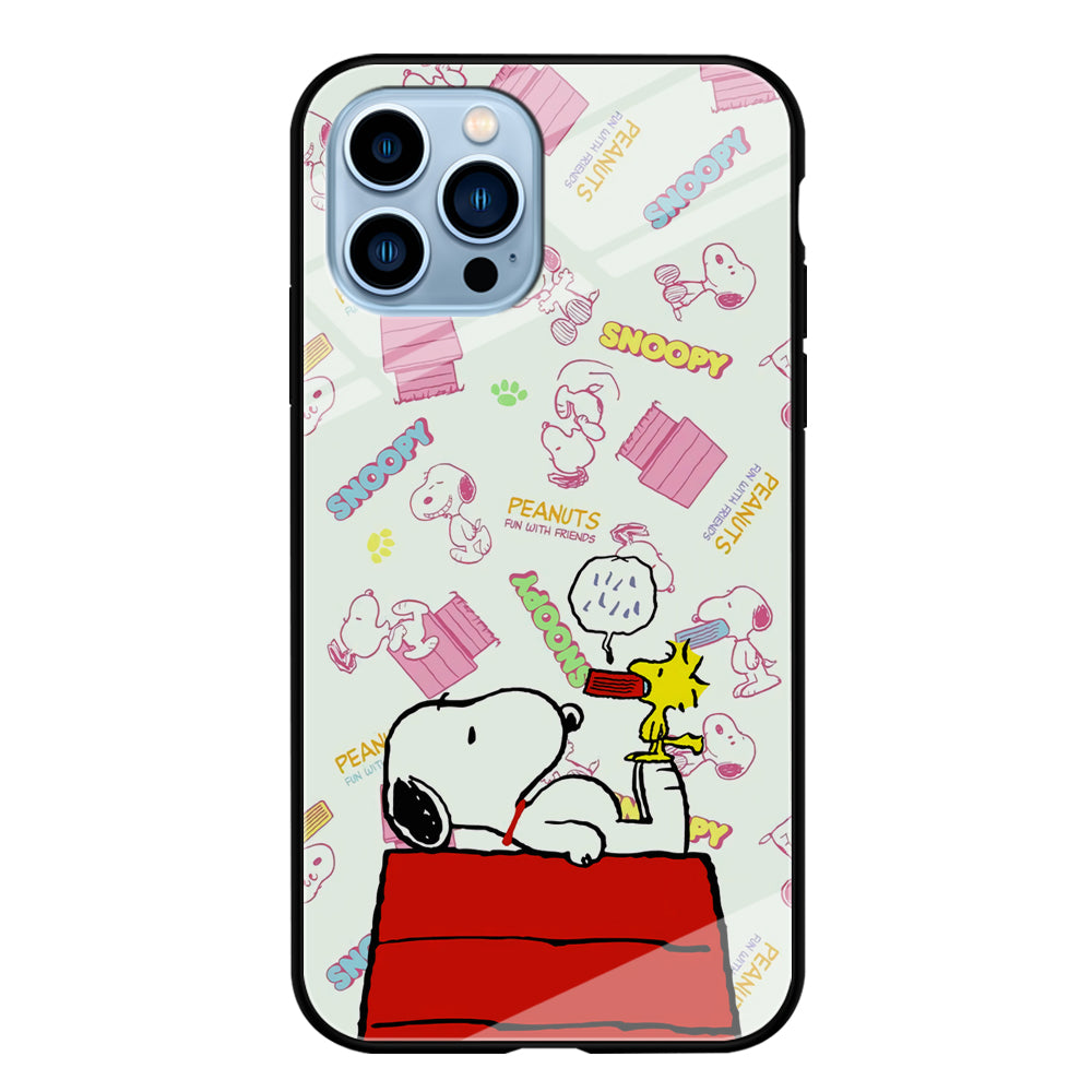 Snoopy Comfort Together iPhone 15 Pro Max Case