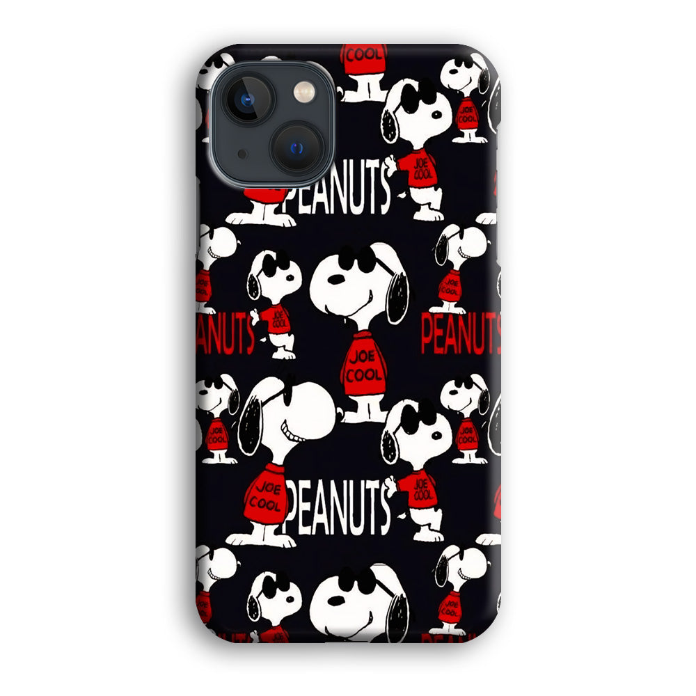 Snoopy Cool Peanuts Sweater iPhone 15 Plus Case