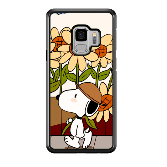Snoopy Flower Farmer Style Samsung Galaxy S9 Case