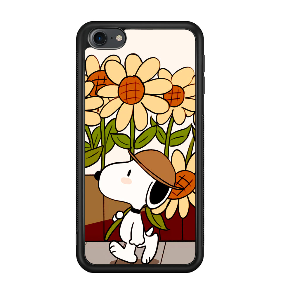 Snoopy Flower Farmer Style iPod Touch 6 Case - Ezzystore