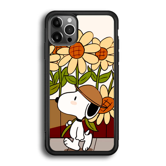 Snoopy Flower Farmer Style iPhone 12 Pro Max Case
