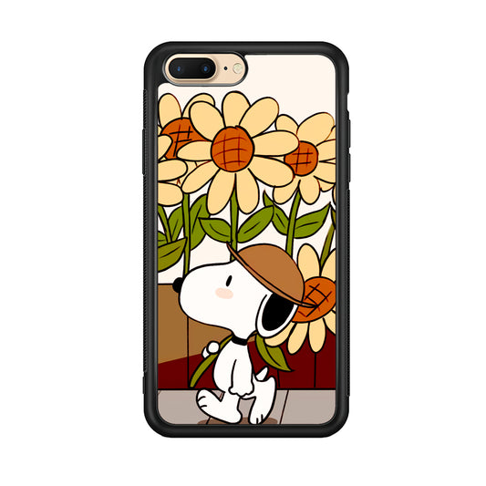 Snoopy Flower Farmer Style iPhone 7 Plus Case