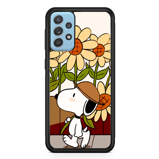 Snoopy Flower Farmer Style Samsung Galaxy A72 Case