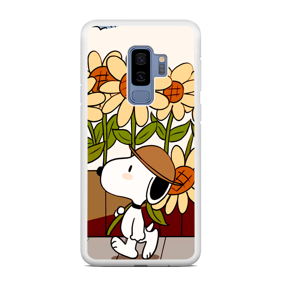 Snoopy Flower Farmer Style Samsung Galaxy S9 Plus Case