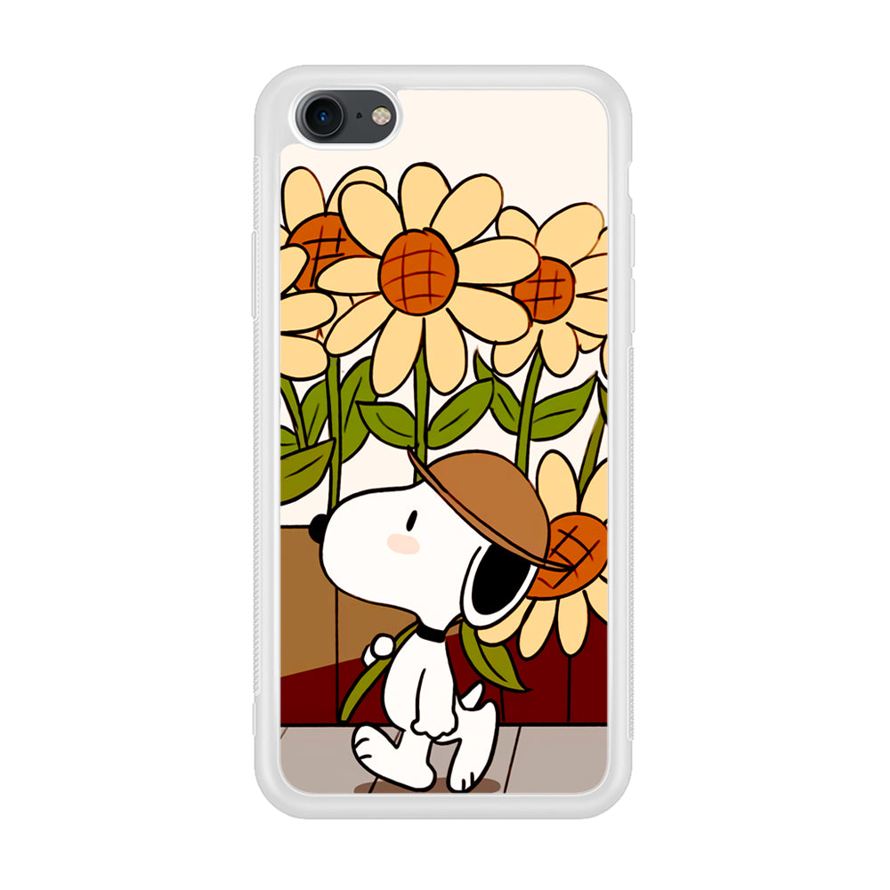 Snoopy Flower Farmer Style iPhone 8 Case