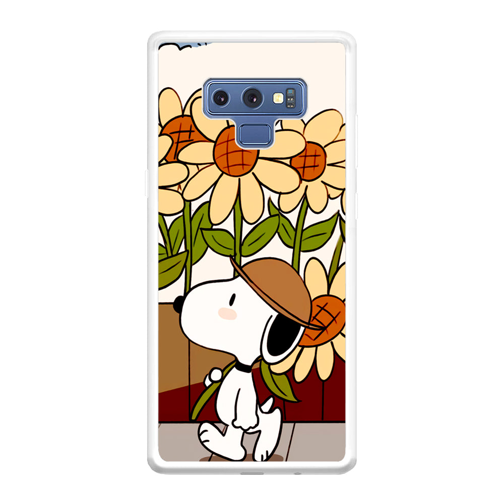 Snoopy Flower Farmer Style Samsung Galaxy Note 9 Case