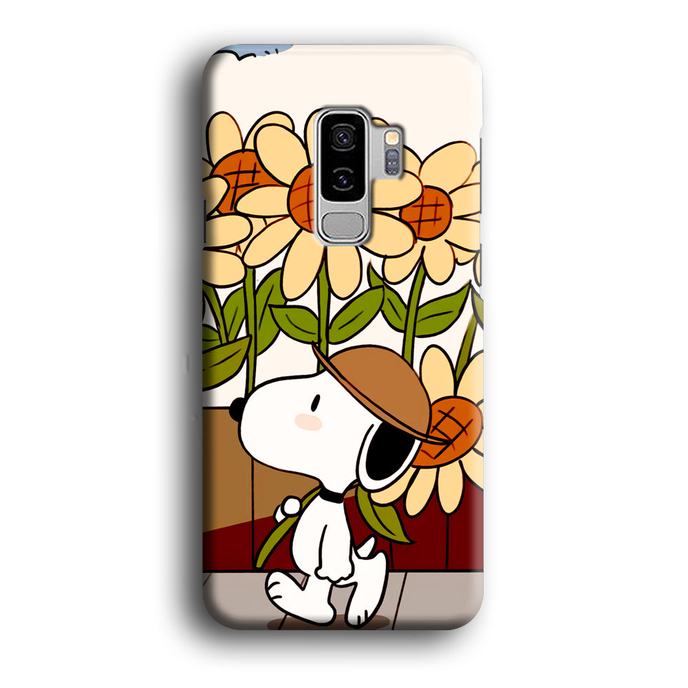 Snoopy Flower Farmer Style Samsung Galaxy S9 Plus Case