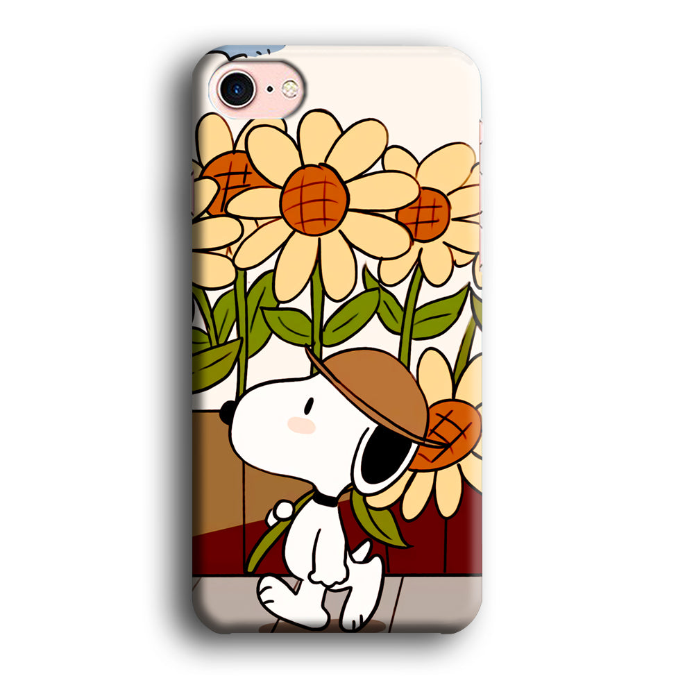 Snoopy Flower Farmer Style iPhone 8 Case