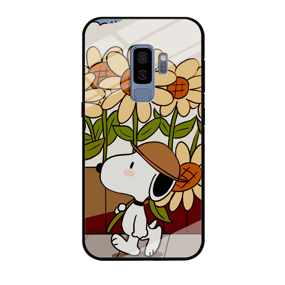 Snoopy Flower Farmer Style Samsung Galaxy S9 Plus Case