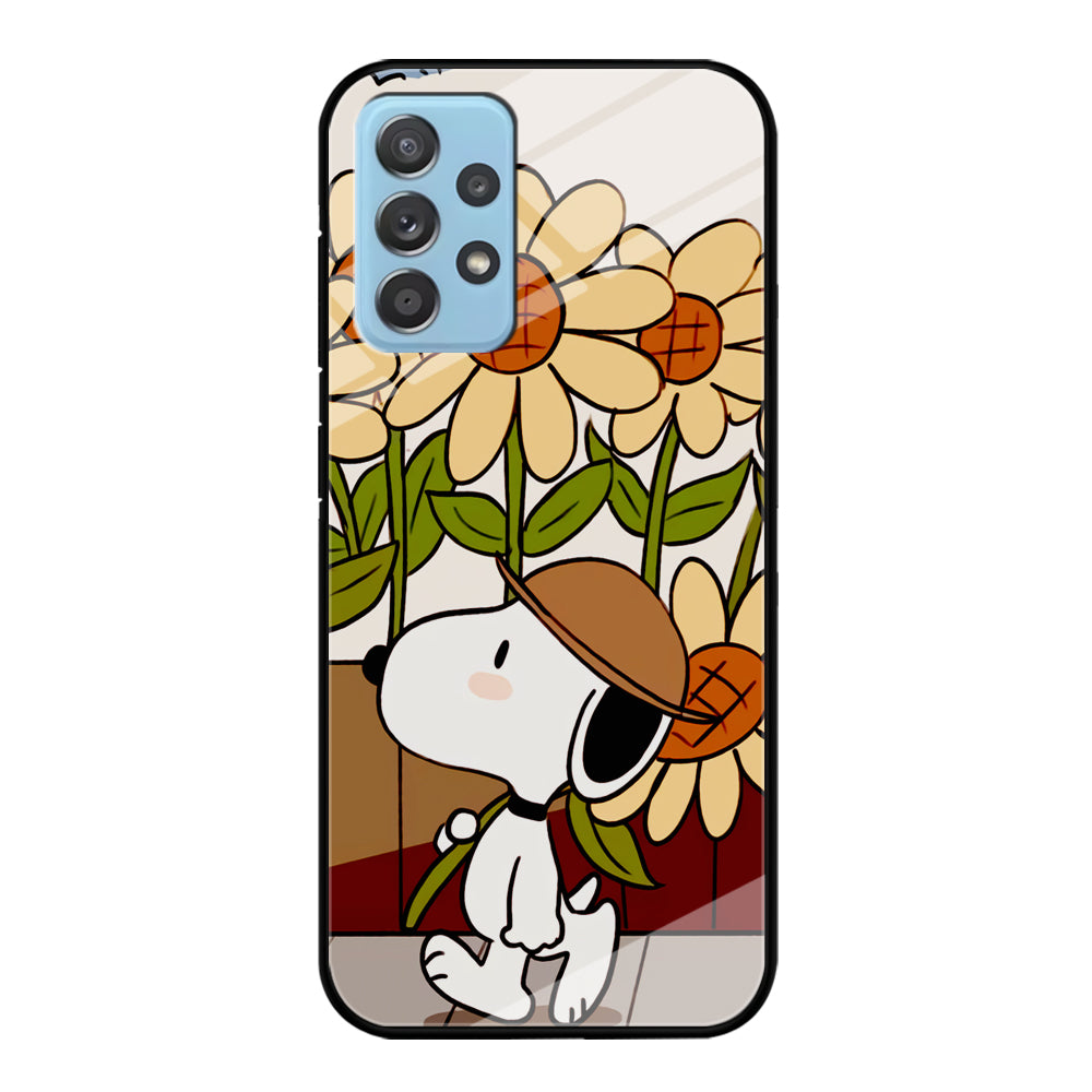 Snoopy Flower Farmer Style Samsung Galaxy A52 Case
