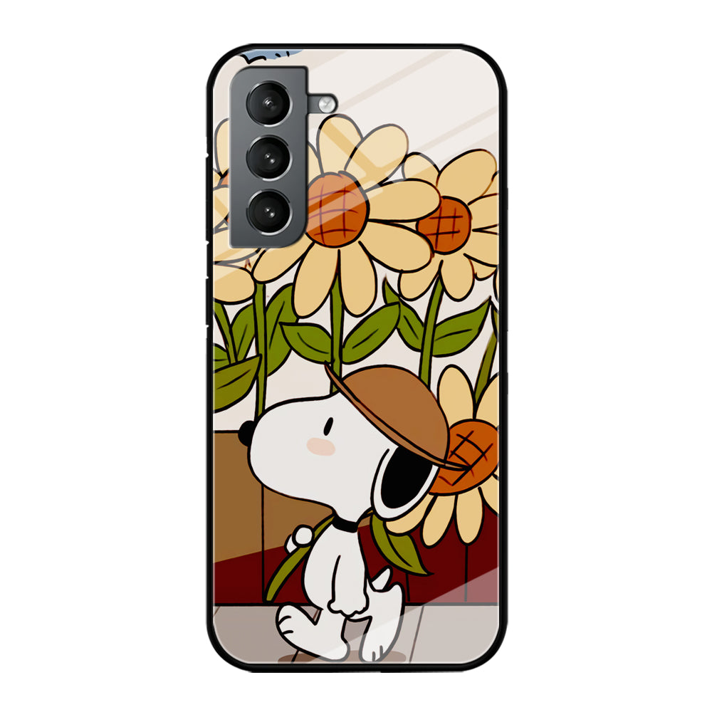 Snoopy Flower Farmer Style Samsung Galaxy S21 Case