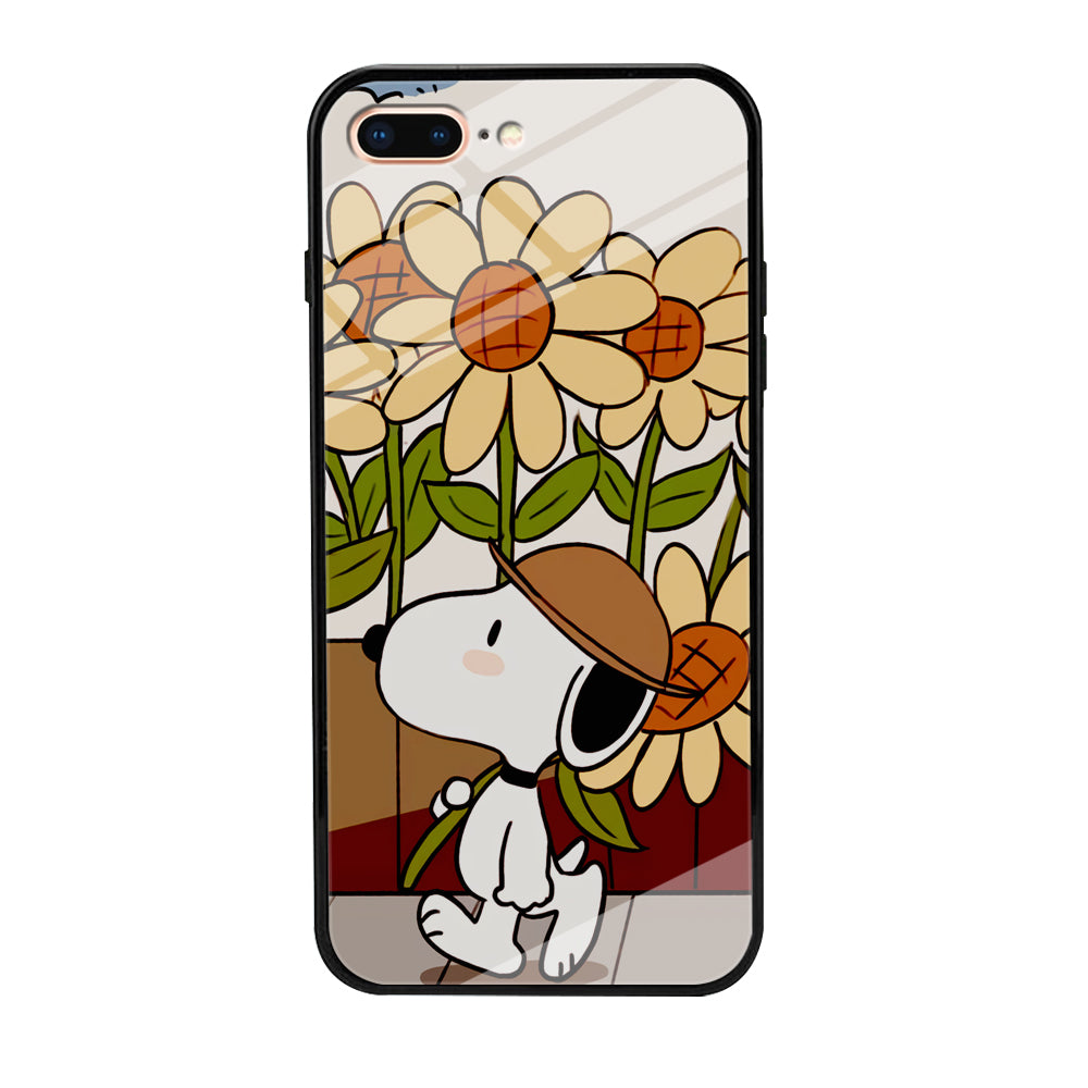Snoopy Flower Farmer Style iPhone 8 Plus Case