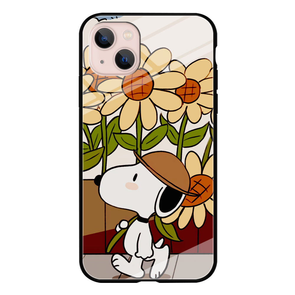 Snoopy Flower Farmer Style iPhone 14 Plus Case