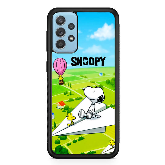 Snoopy Flying Moments With Woodstock Samsung Galaxy A72 Case