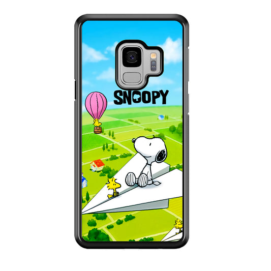 Snoopy Flying Moments With Woodstock Samsung Galaxy S9 Case