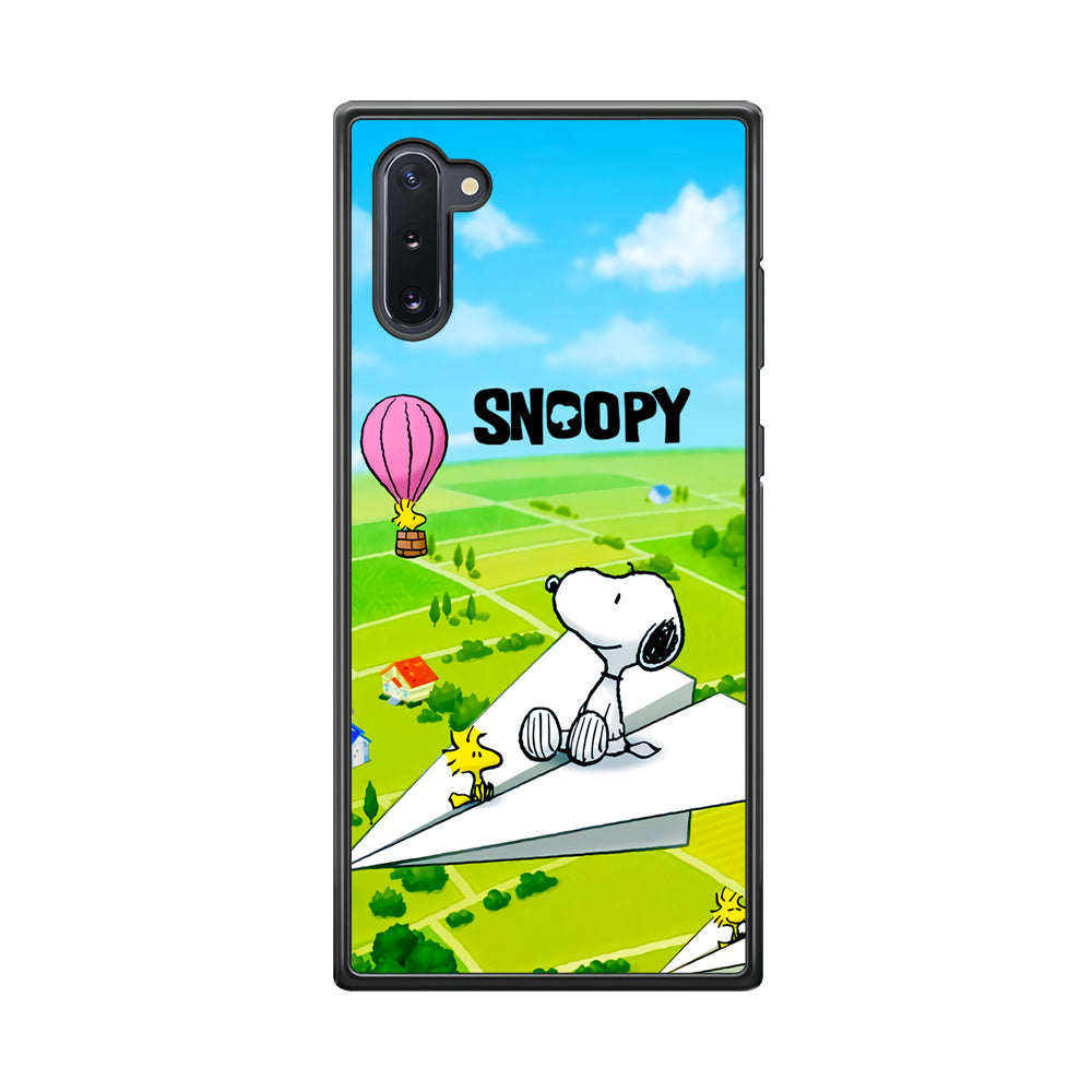 Snoopy Flying Moments With Woodstock Samsung Galaxy Note 10 Case