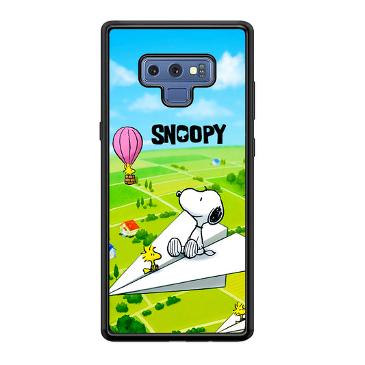 Snoopy Flying Moments With Woodstock Samsung Galaxy Note 9 Case