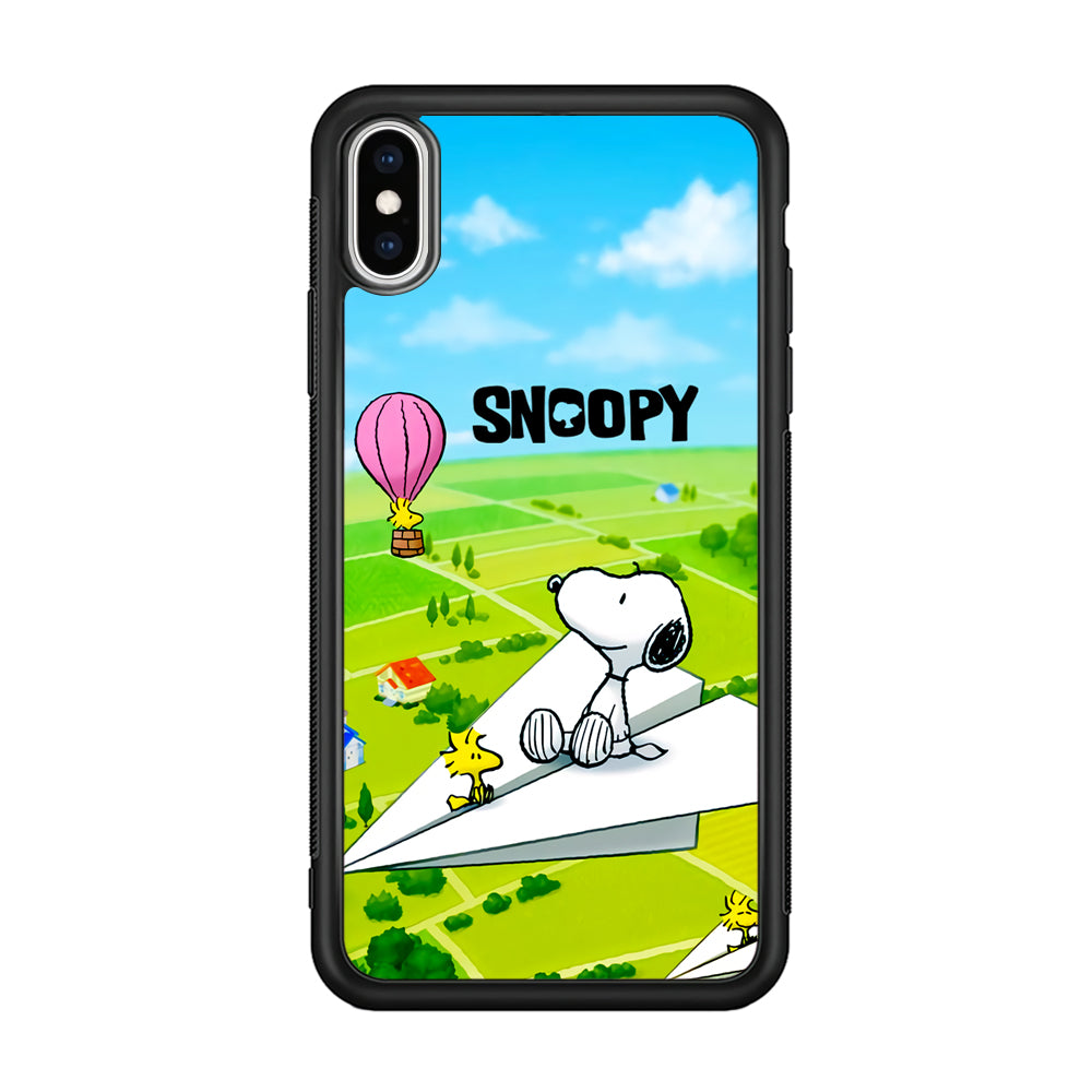 Snoopy Woodstock Roller Coaster iPhone X Case by Lil Boy - Fine Art America