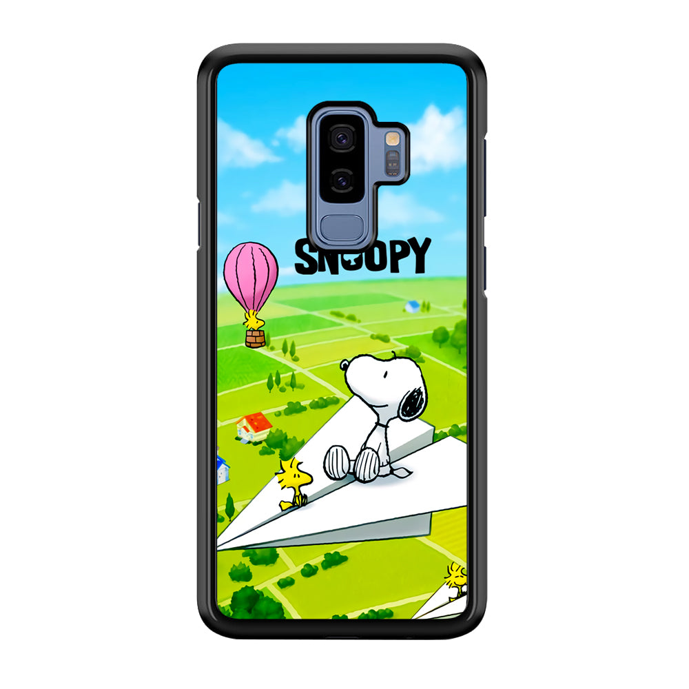 Snoopy Flying Moments With Woodstock Samsung Galaxy S9 Plus Case