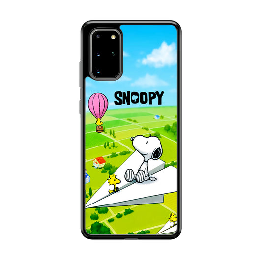 Snoopy Flying Moments With Woodstock Samsung Galaxy S20 Plus Case