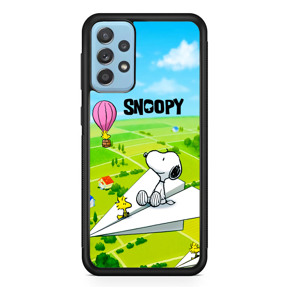 Snoopy Flying Moments With Woodstock Samsung Galaxy A52 Case