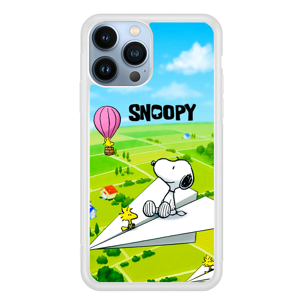 Snoopy Flying Moments With Woodstock iPhone 14 Pro Case