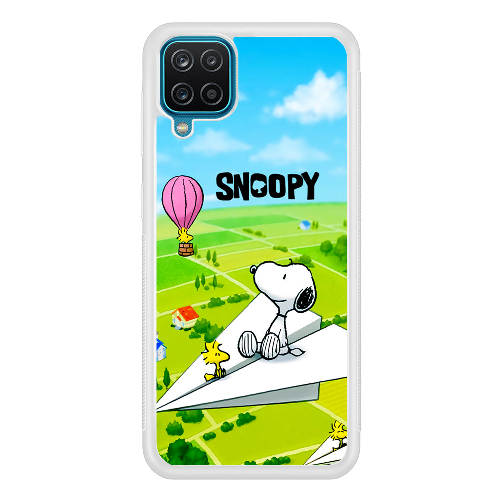Snoopy Flying Moments With Woodstock Samsung Galaxy A12 Case