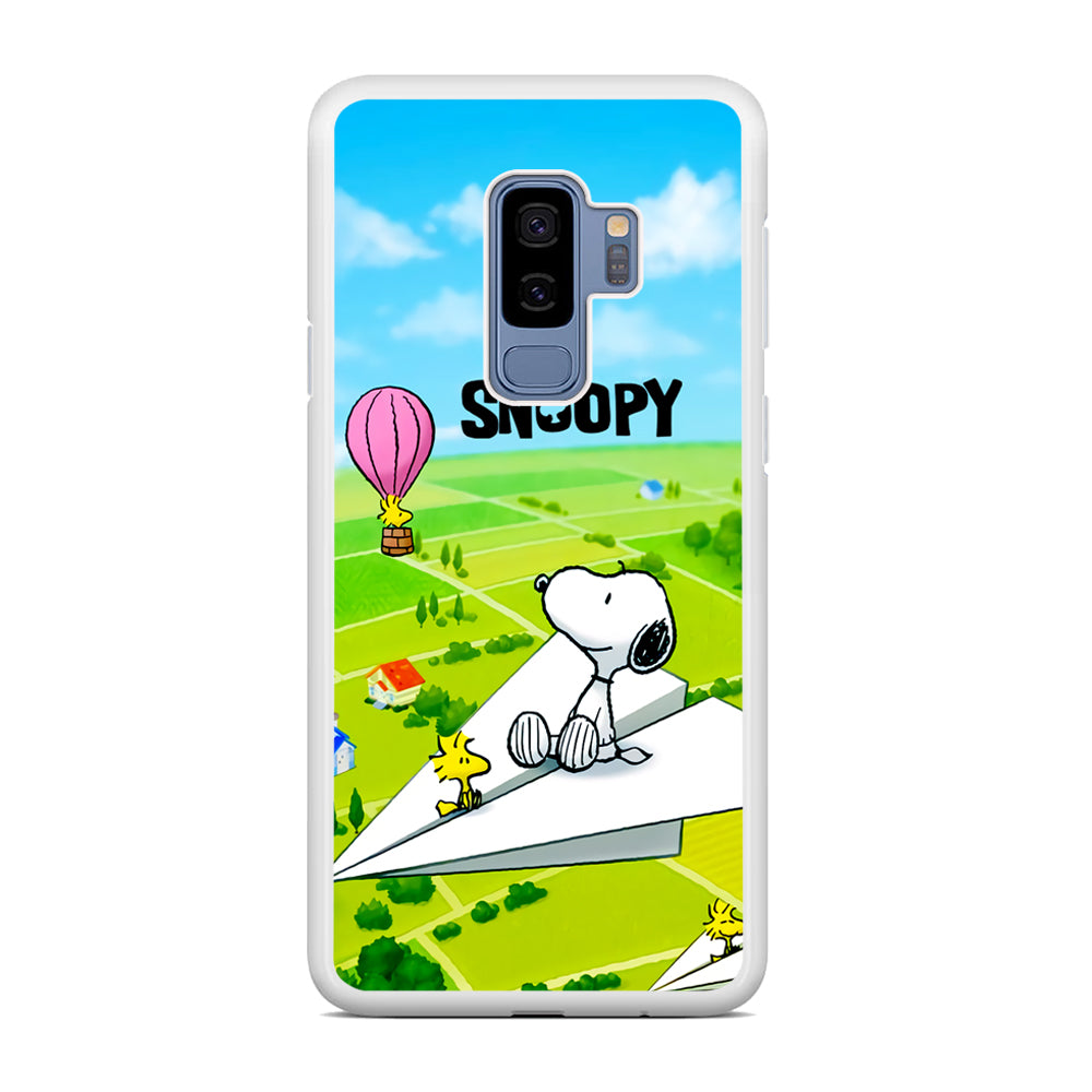 Snoopy Flying Moments With Woodstock Samsung Galaxy S9 Plus Case
