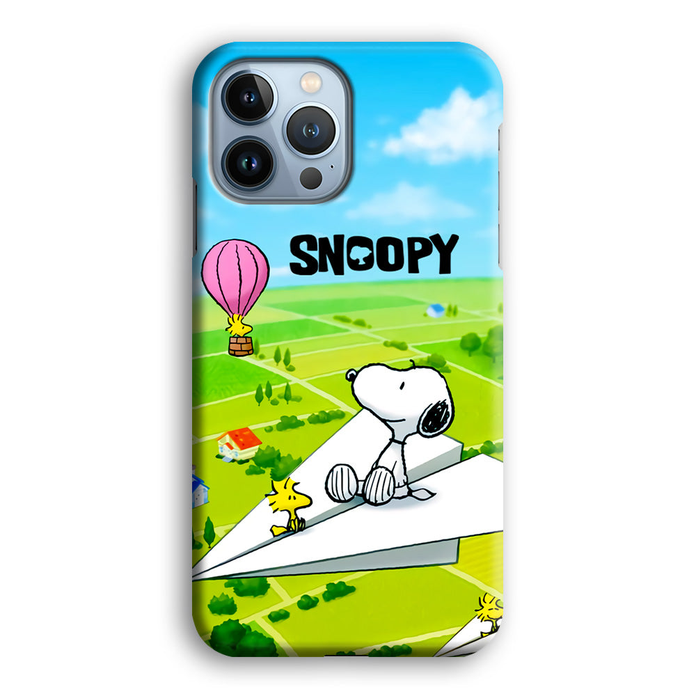 Snoopy Flying Moments With Woodstock iPhone 14 Pro Case