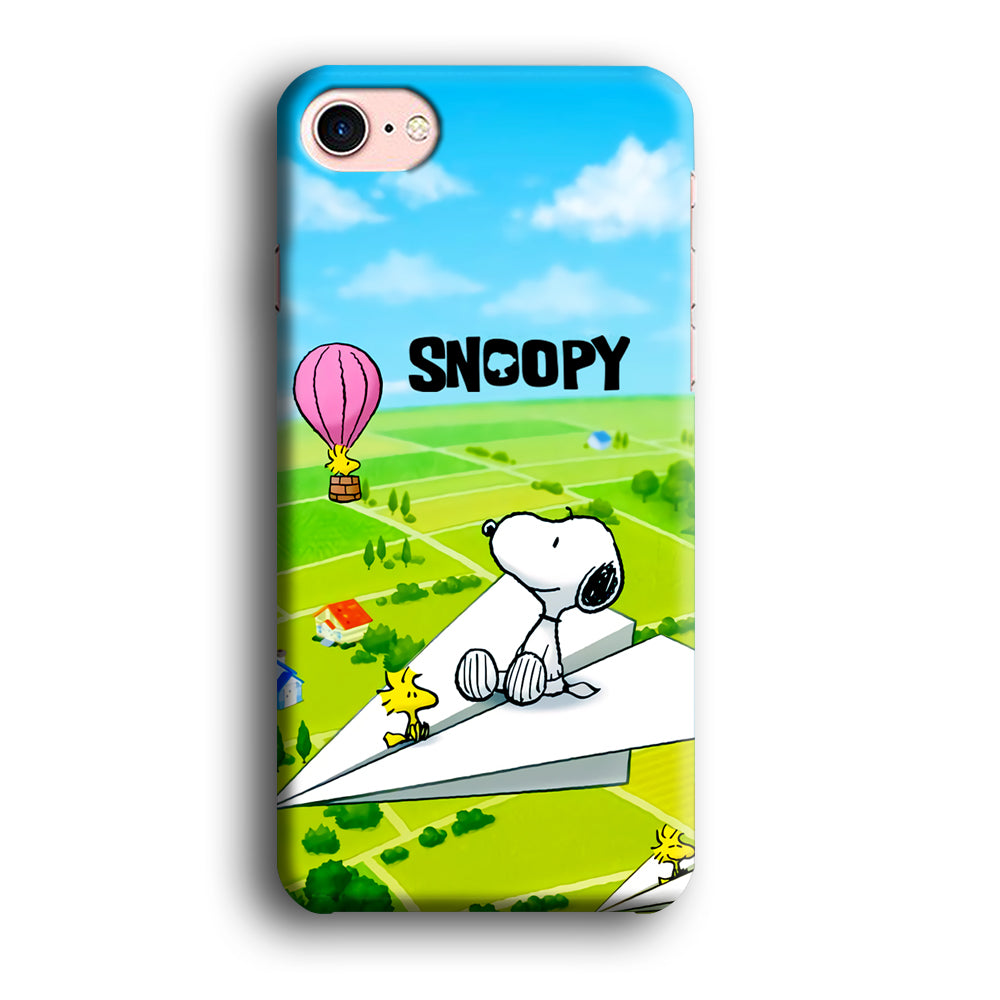Snoopy Flying Moments With Woodstock iPhone 8 Case