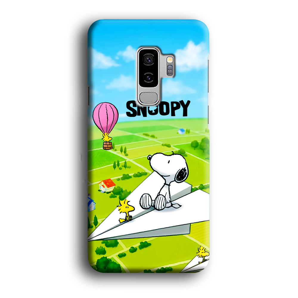 Snoopy Flying Moments With Woodstock Samsung Galaxy S9 Plus Case