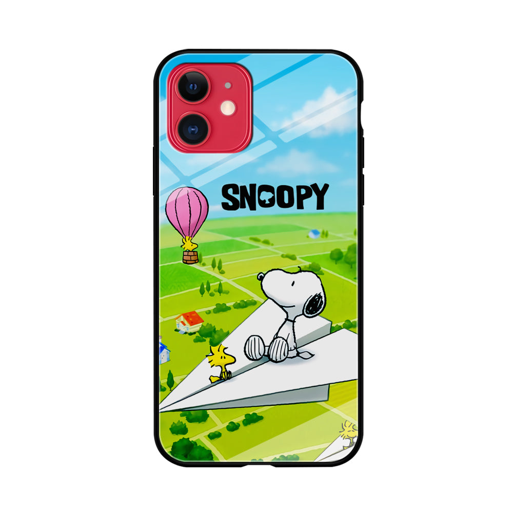 Snoopy Flying Moments With Woodstock iPhone 11 Case