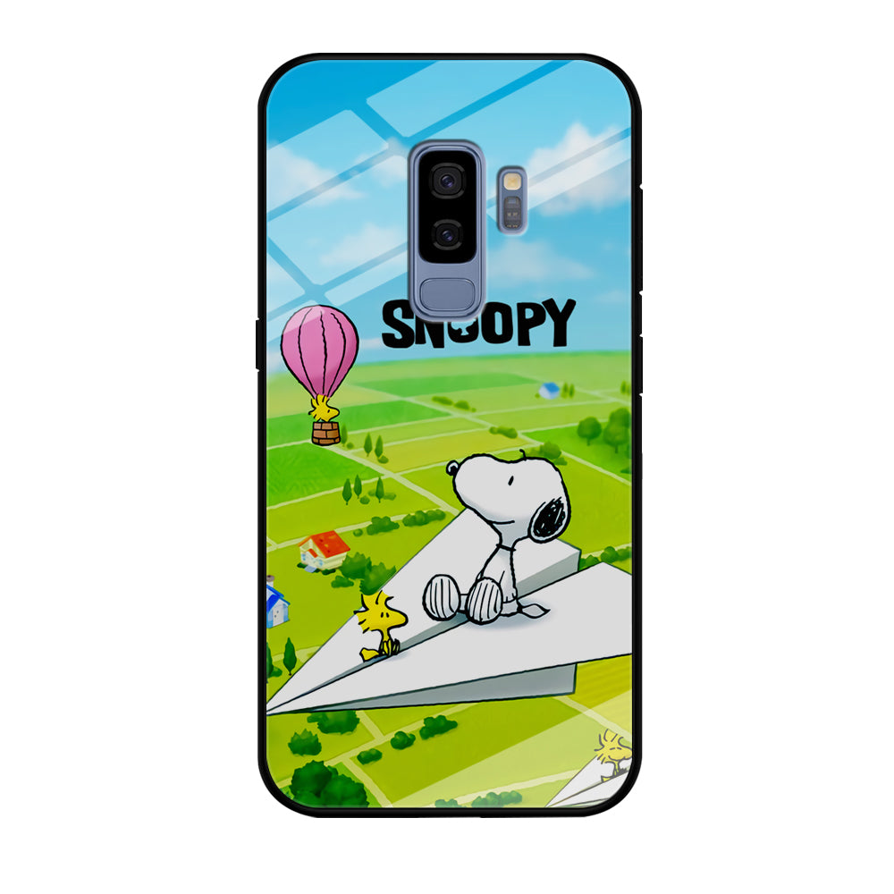 Snoopy Flying Moments With Woodstock Samsung Galaxy S9 Plus Case