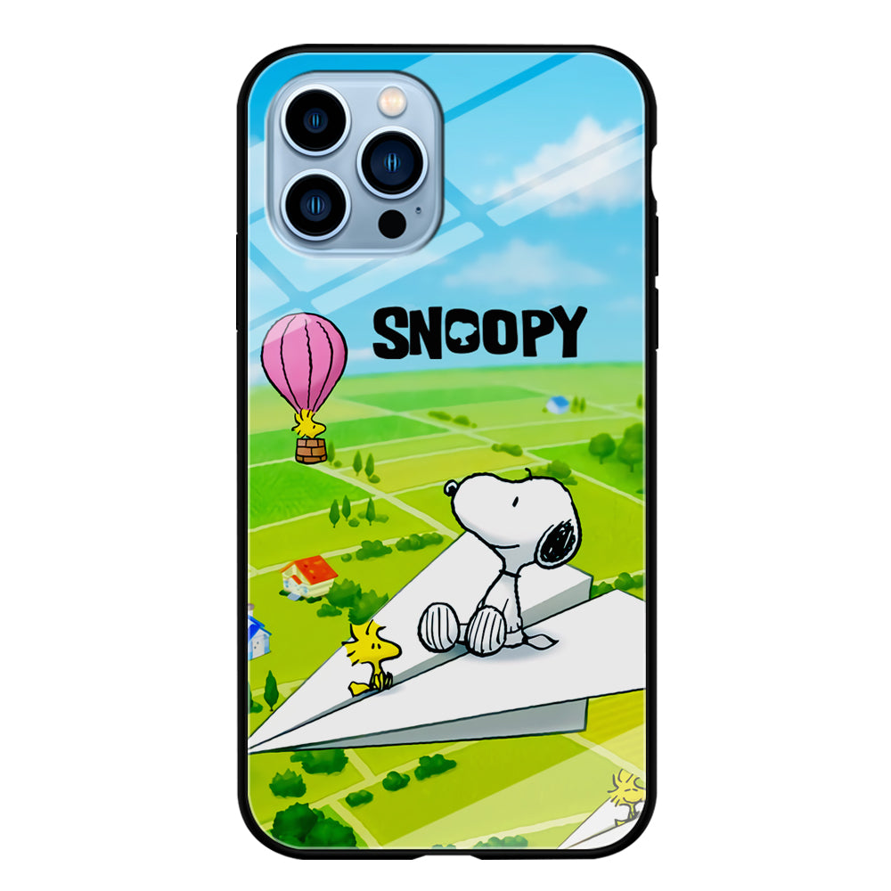 Snoopy Flying Moments With Woodstock iPhone 14 Pro Case